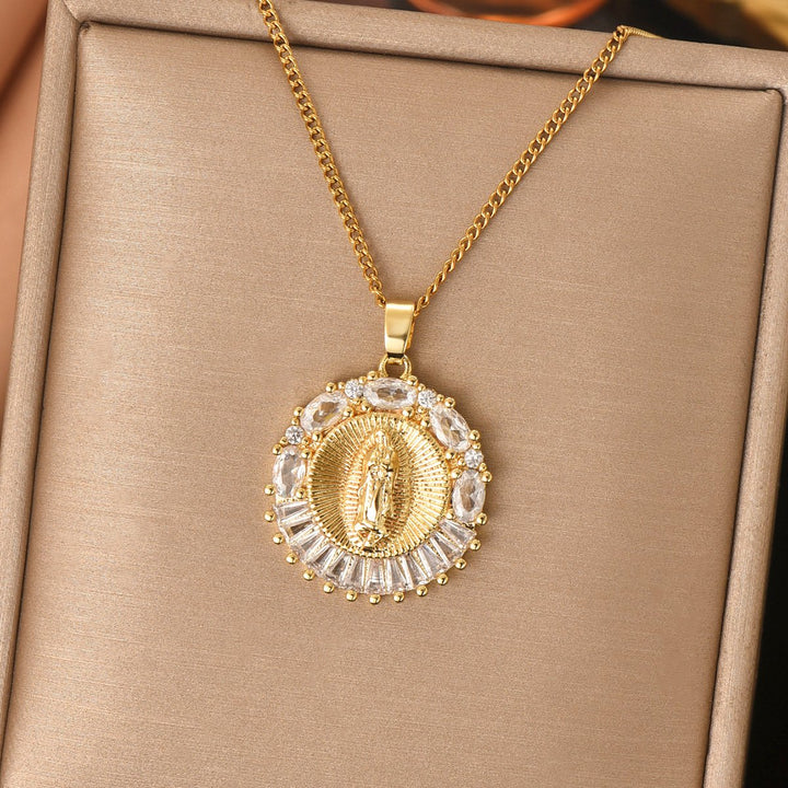 Zarelle - Religious Pendant Necklace