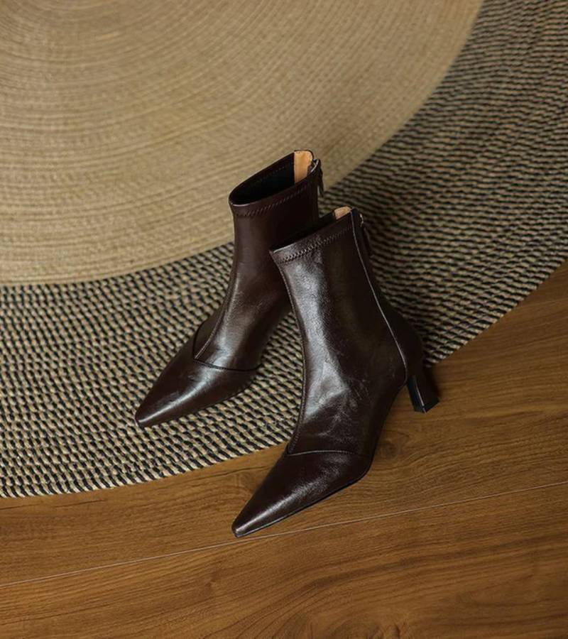Amelia - Refined Heeled Ankle Boots