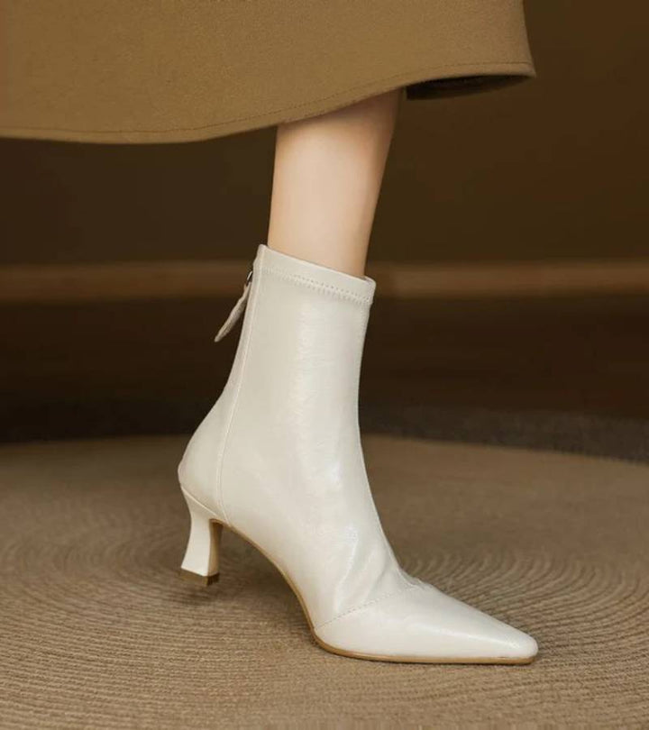 Amelia - Refined Heeled Ankle Boots