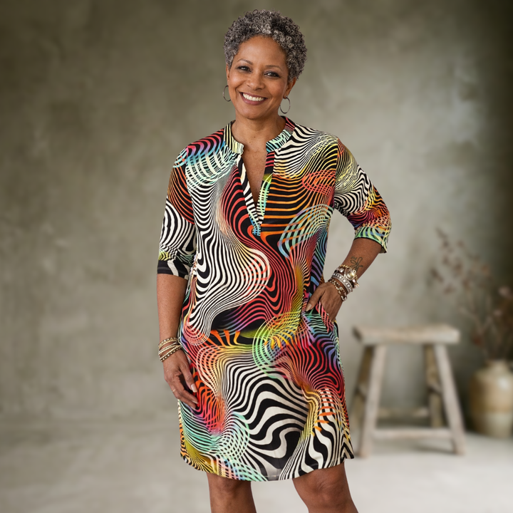 Tialora - Soft-Touch V-Neck Dress