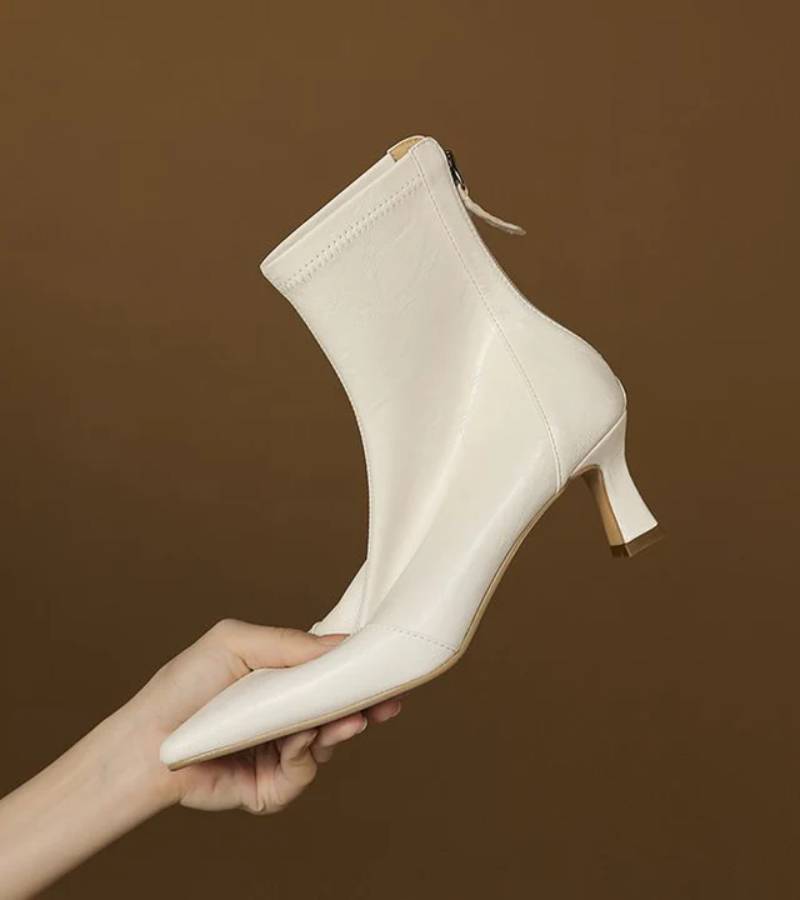 Amelia - Refined Heeled Ankle Boots