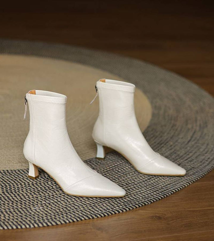 Amelia - Refined Heeled Ankle Boots