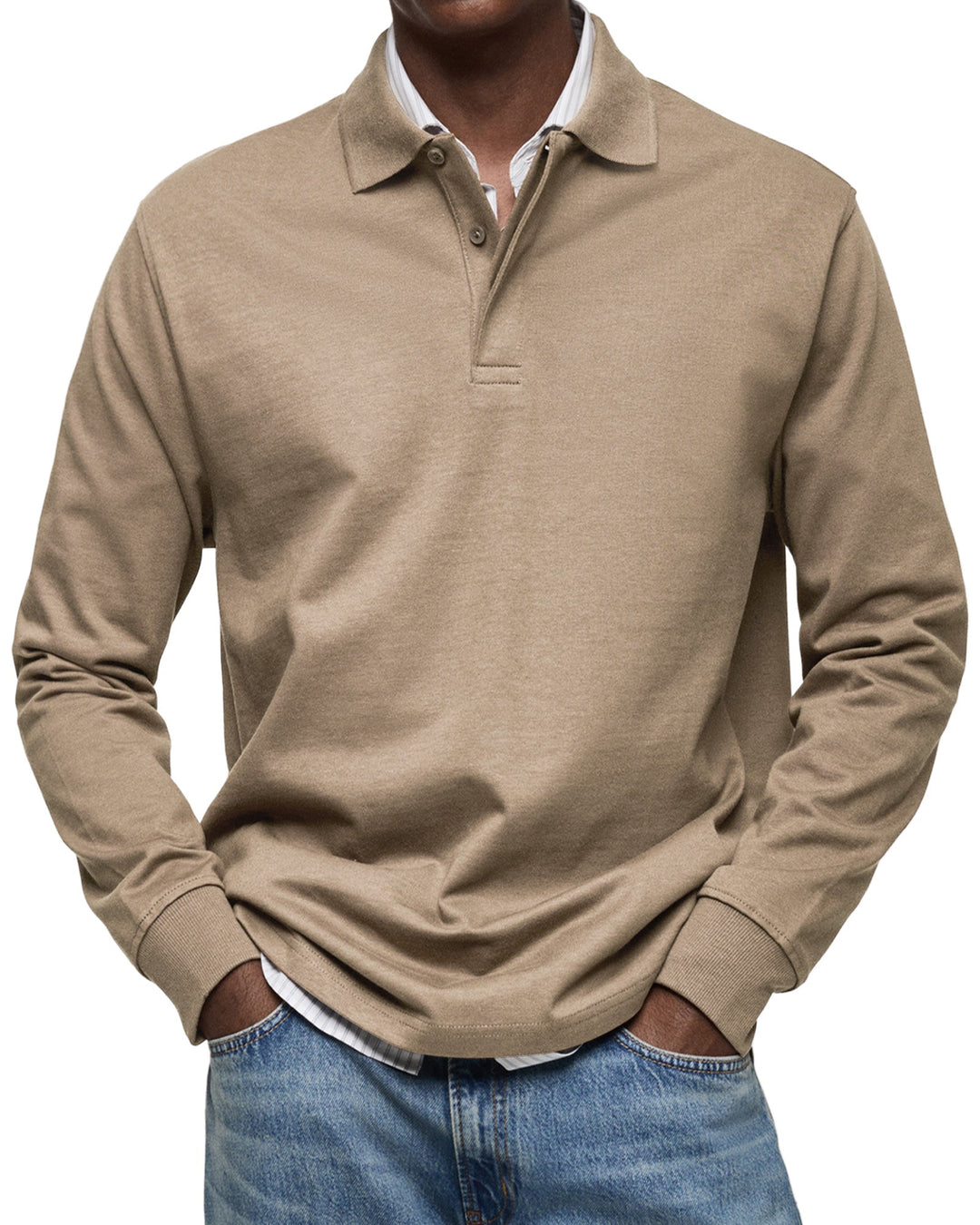 Ethan - Soft-Touch Long-Sleeve Polo