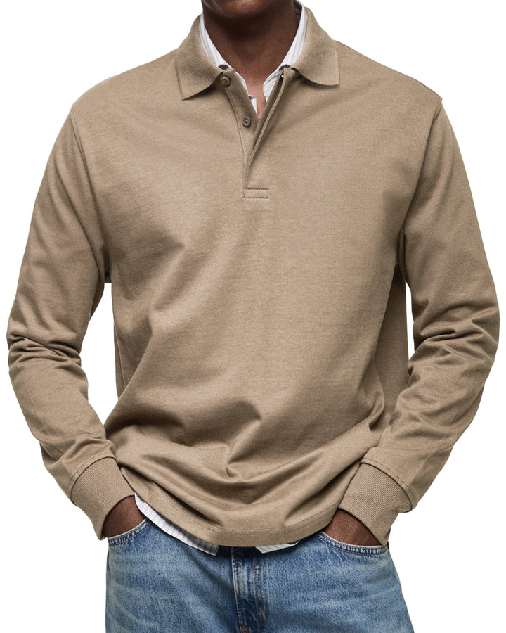 Ethan - Soft-Touch Long-Sleeve Polo