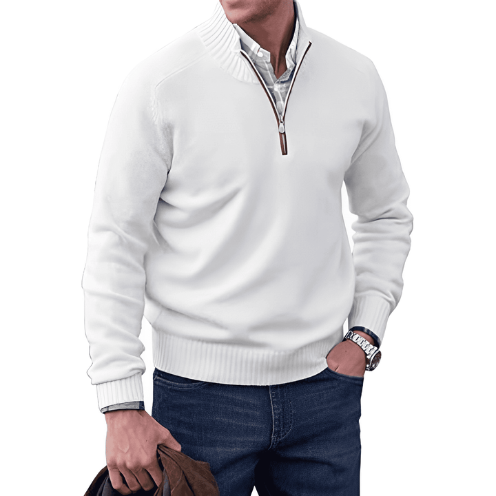 Saven - Soft-Touch Half-Zip Sweater