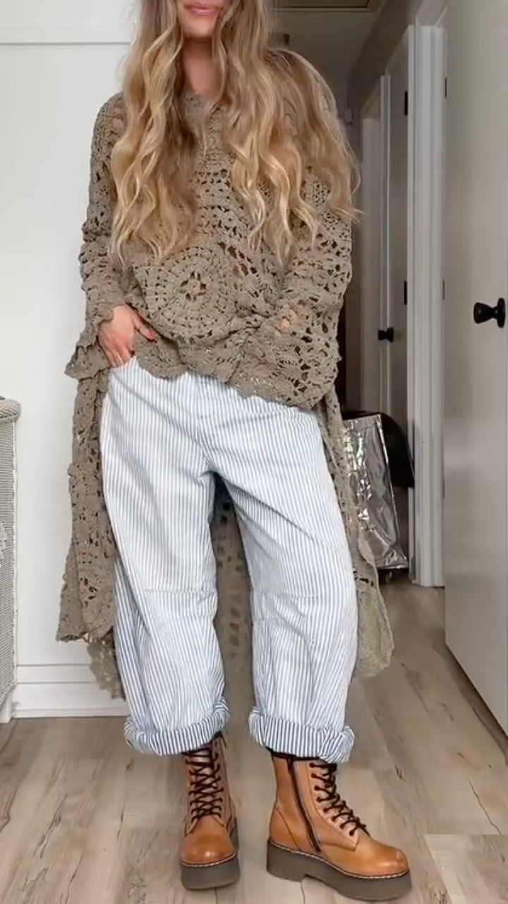 Soralen - Stylish Casual Crochet Top