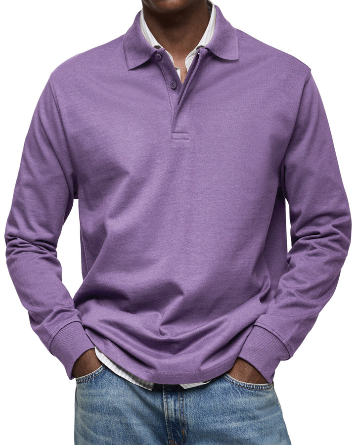 Ethan - Soft-Touch Long-Sleeve Polo
