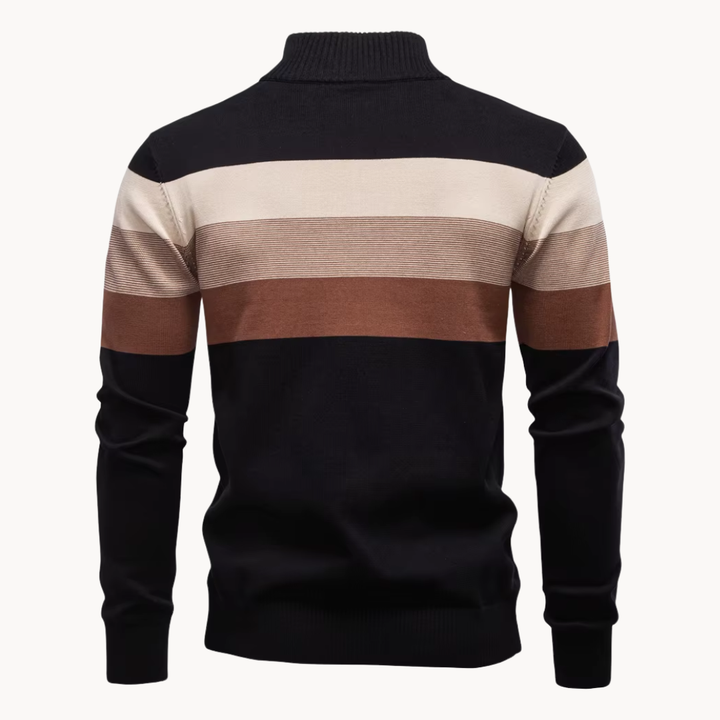 Sylvar - Stretch-Knit Quarter-Zip Sweater