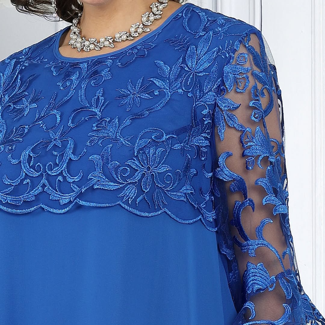 Lirona - Elegant Casual Midi Dress