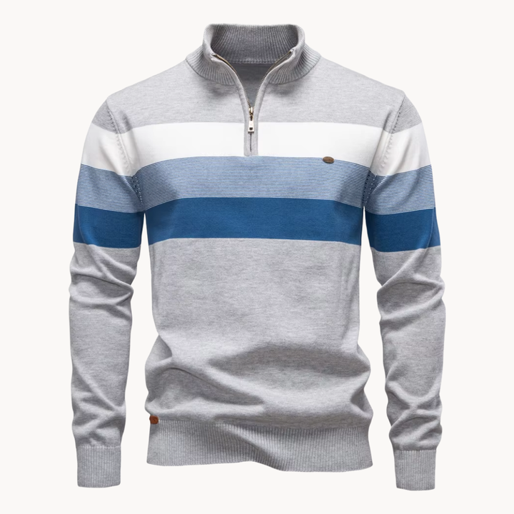 Sylvar - Stretch-Knit Quarter-Zip Sweater