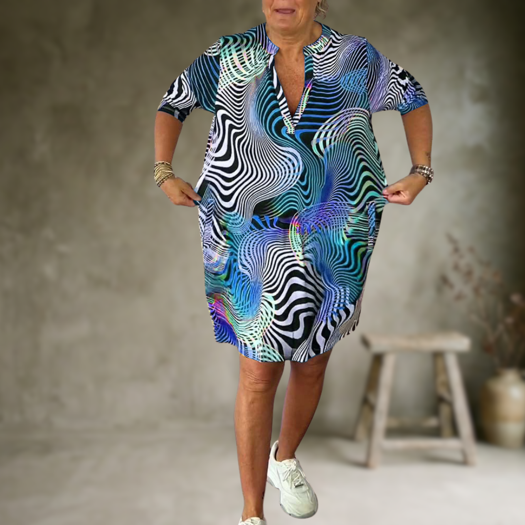 Tialora - Soft-Touch V-Neck Dress