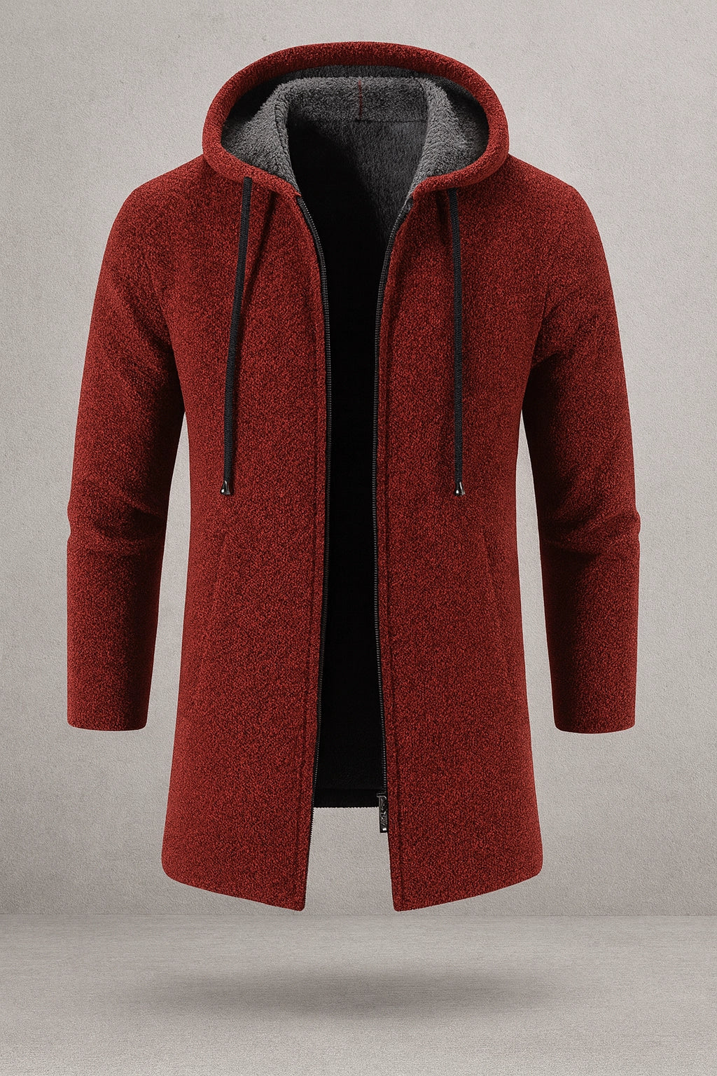 Keldan - Quilted Hooded Cardigan
