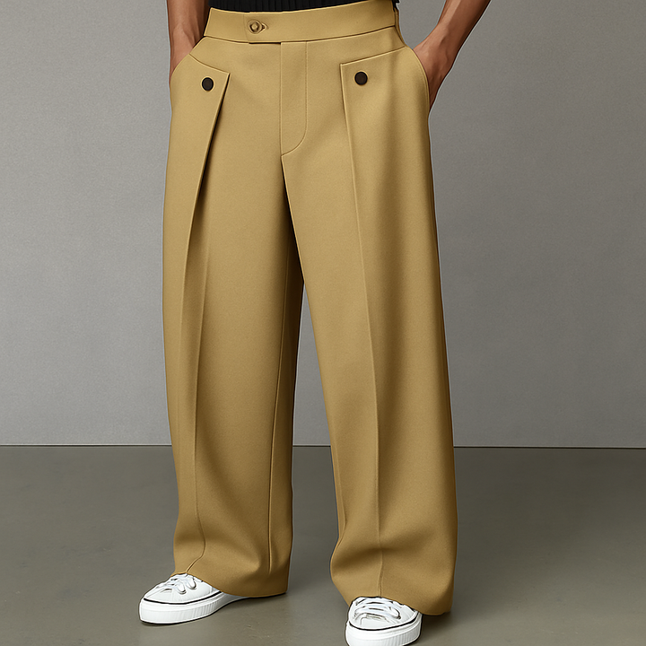 Riloxen - Tailored Pleated Trousers