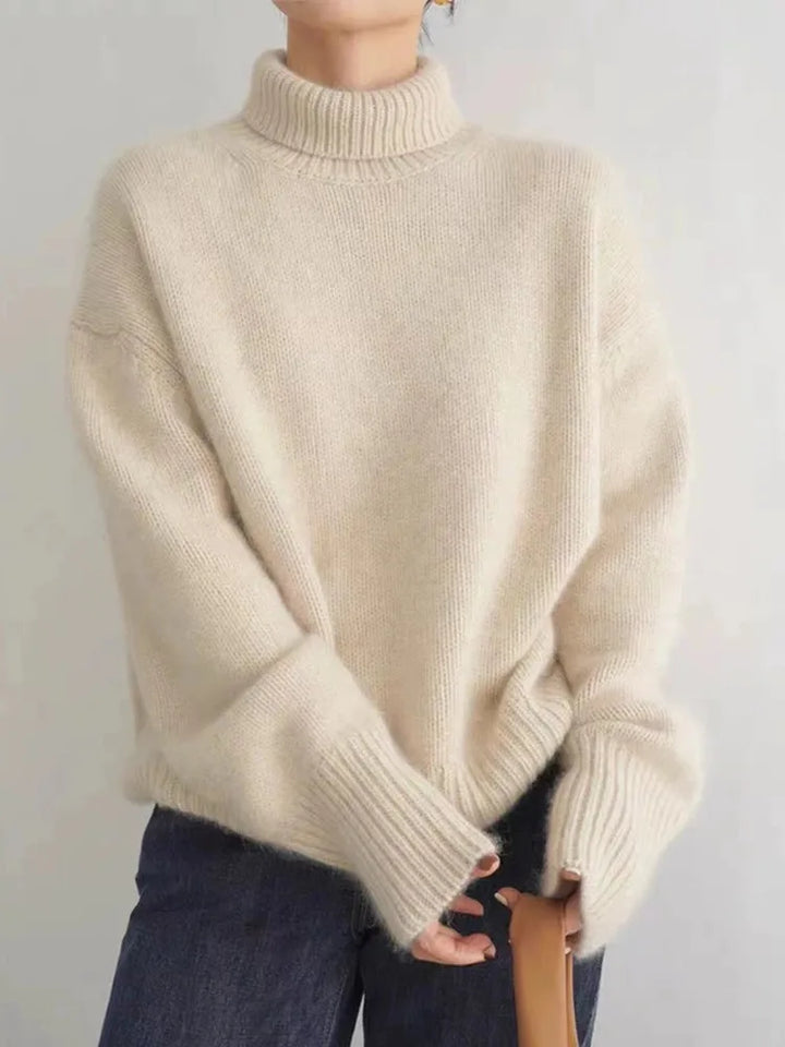 Nysira - Soft-Touch Roll-Neck Sweater