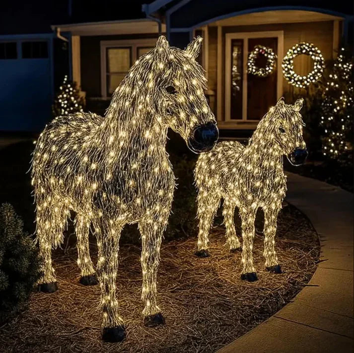 Zereni - Illuminated Outdoor Sculpture Set