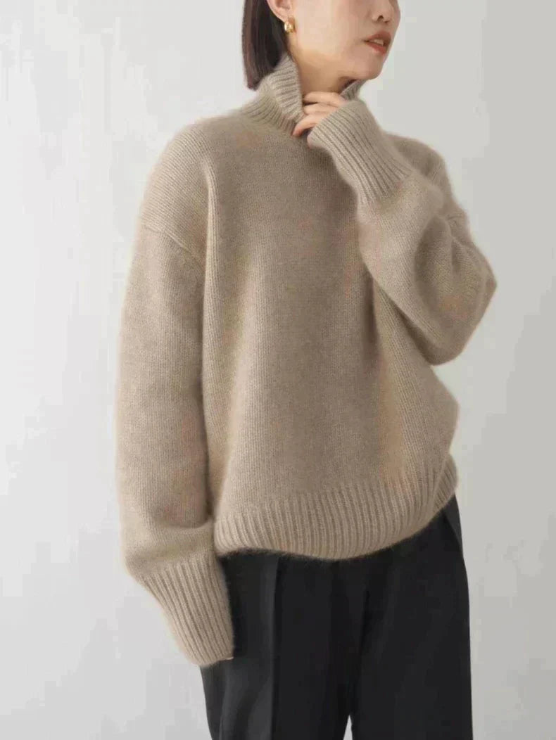 Nysira - Soft-Touch Roll-Neck Sweater