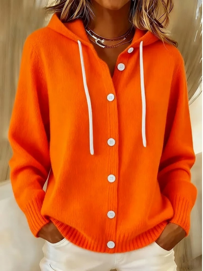Serae - Stylish Casual Hooded Cardigan