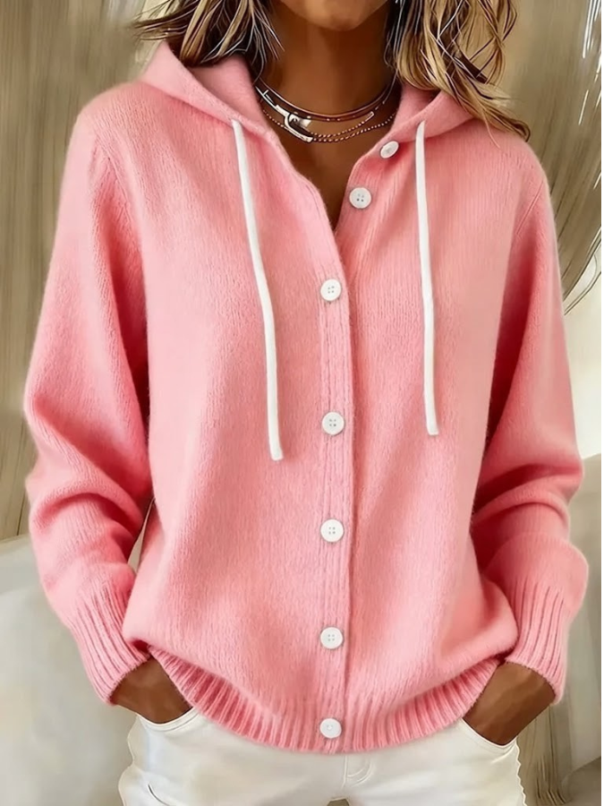 Serae - Stylish Casual Hooded Cardigan