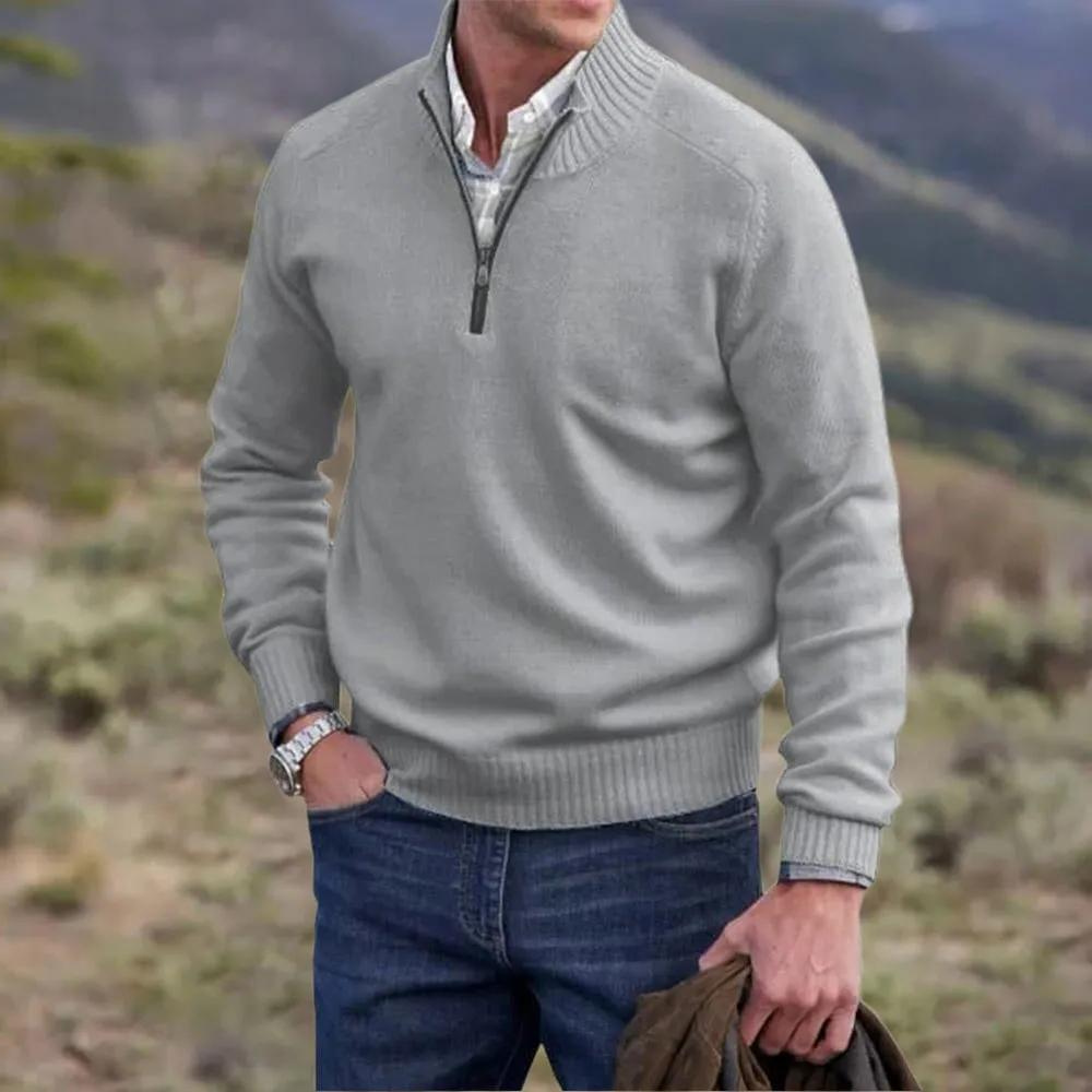 Saven - Soft-Touch Half-Zip Sweater