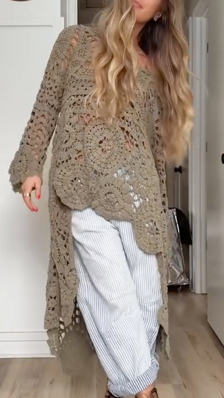 Soralen - Stylish Casual Crochet Top