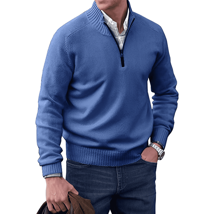 Saven - Soft-Touch Half-Zip Sweater