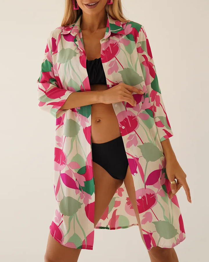 Daniela - Long Shirt Swim Cover-Up